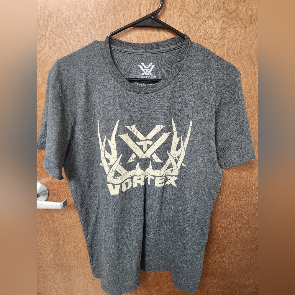 Vortex Men's Charcoal Graphic Tee